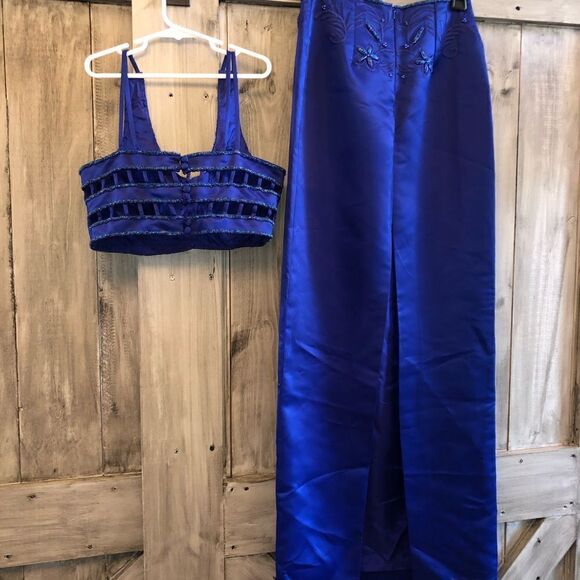 Vintage Y2K Prom Dress 2 piece - Picture 4 of 8